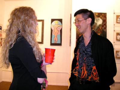 Christi Knight with Tiger Lee