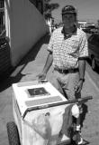 Ice Cream Vendor At The Church