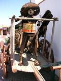 Metal Man on Cart