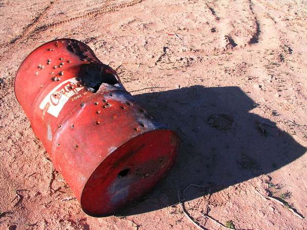 Shotgun Peppered 50-Gallon Drum