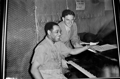 Len with Duke Ellington