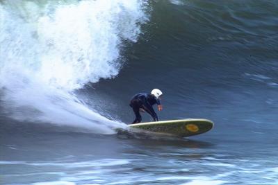 surfing Ft. Point, San Francisco, 4/5/04