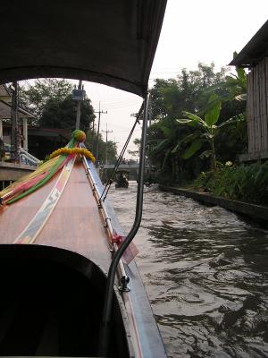 the longtail ride down the canal