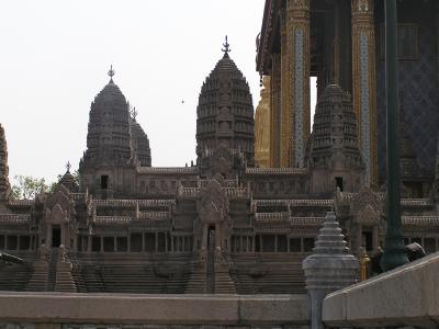 Mini replica of Angkor Wat in Cambodia