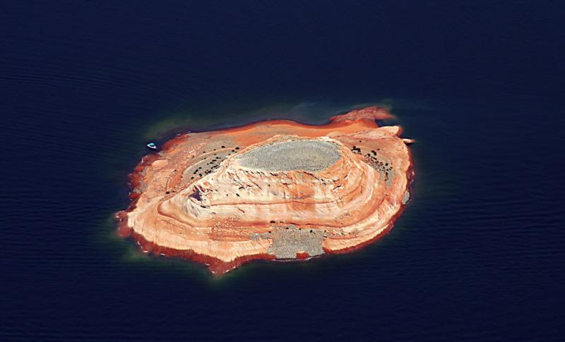 Island on Lake Powell
