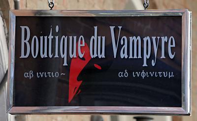 Vampire shop?