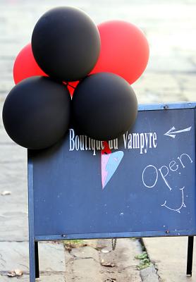 Vampire shop sign
