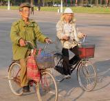 Cyclists in Hanoi