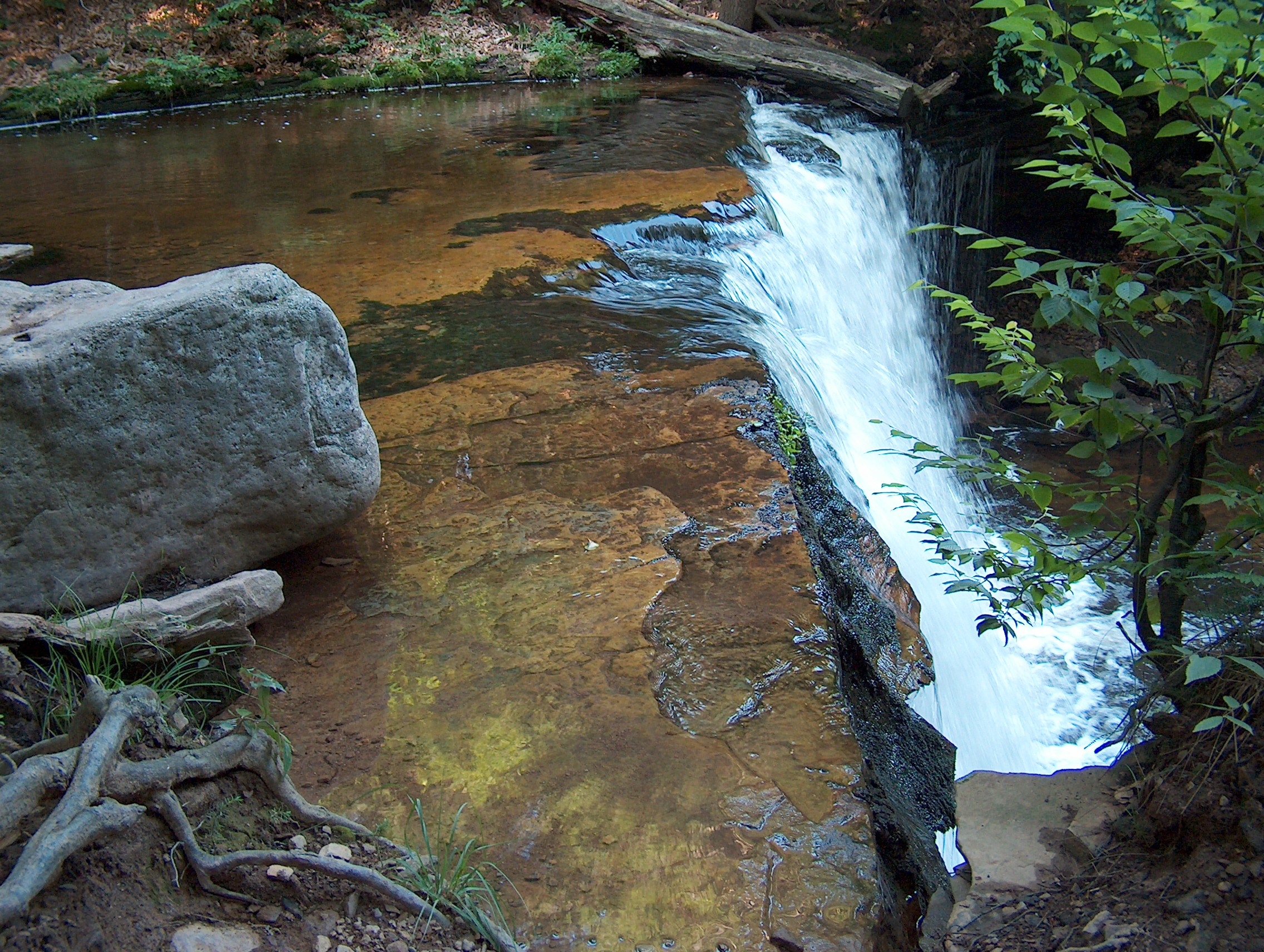 the water is so still and peaceful . . . then woosh!