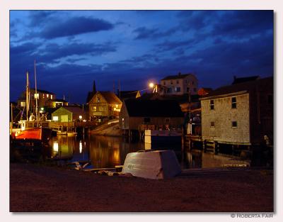 Peggy's Cove at NightRoberta Fair