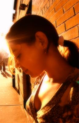 Bathed in Sunlight by Ashotcaught my cousin in late afternoon in New York