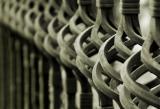 metallic rail