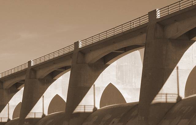 Sepulveda Dam, San Fernando Valley, CA by Paul Sumi