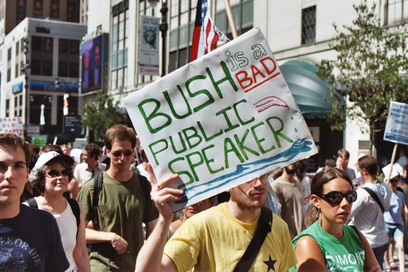 Bush Is A Bad Public Speaker