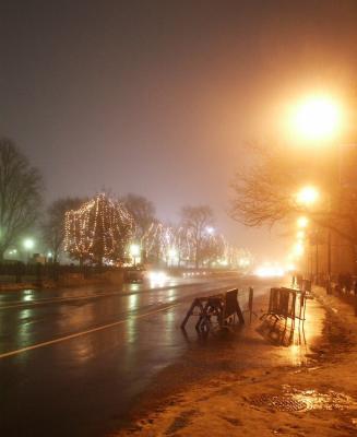 Mist on Charles street
