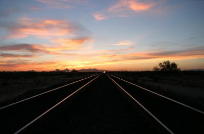 Railroad Sunset (*)
