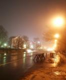 Mist on Charles street