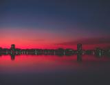 sunset on Calhoun
