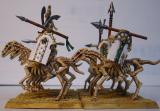 Side view of Horsemen