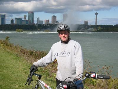 Ben at Niagara Falls