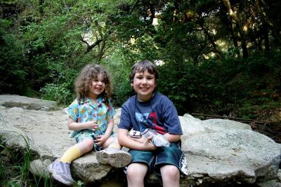 Marah and Adin in the Woods