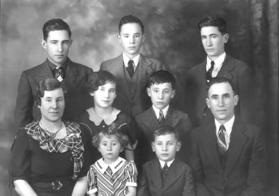 Philias Brule, and  family circa 1937