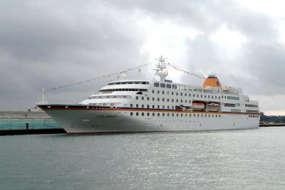 Columbus Cruise Ship Sarnia Docks