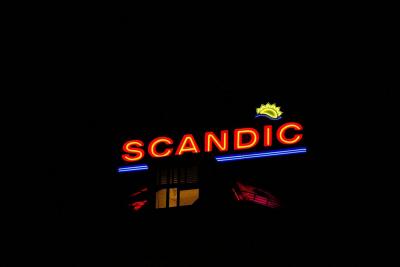 scandic above the room