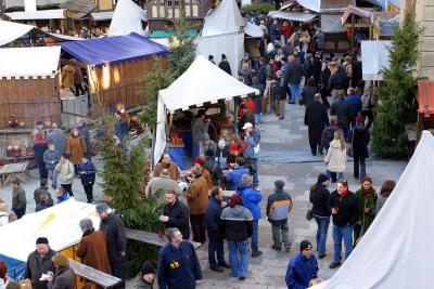 christmas market in royal palace