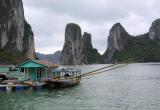 a neat house boat