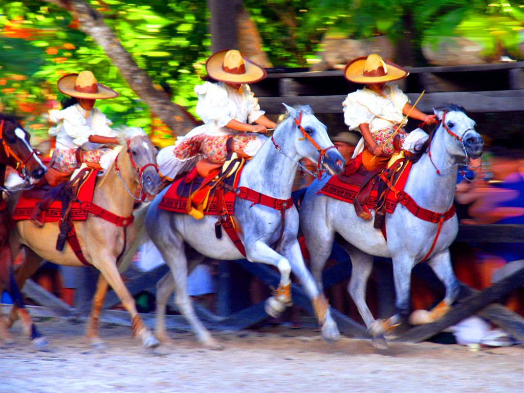 Horse Show in Xcaret
