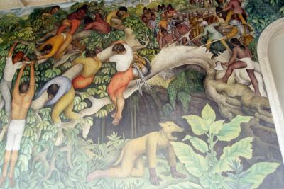 Diego Rivera mural - Cuernavaca