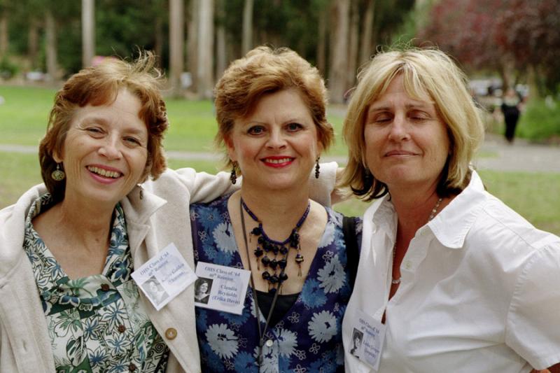 Kathy Golden, Claudia Reynolds, Leslie Groper