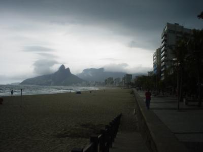 storm front over Ipanema