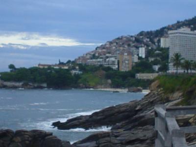 Vidigal favela has a great view