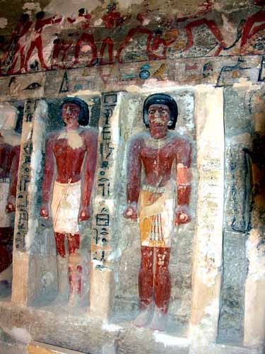 In one of the tombs