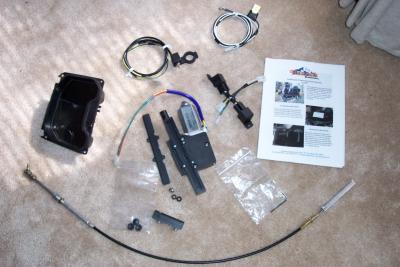 Here is the contents of the actuator kit