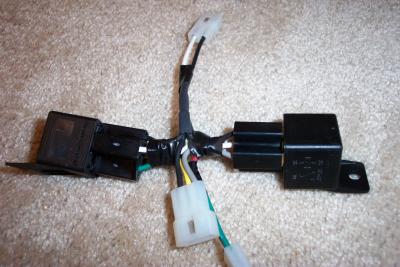 Relay harness has quality connectors on it so it all just plugs together