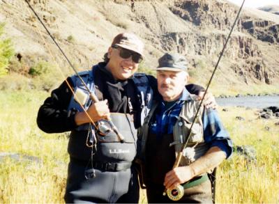 My son-in-law went steelhead fishing in Oregon with his good friend, a master flyfisherman