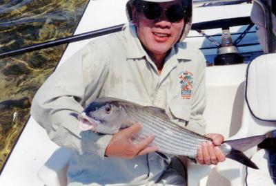 I love fishing for bonefish.  They are very smart and strong ... they are one of my favorite gamefish.