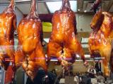 Chinese charcuterie -- roast ducks hanging in the window in Chinatown