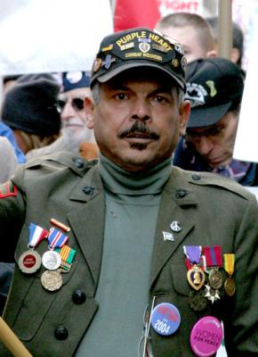 decorated veteran against the war
