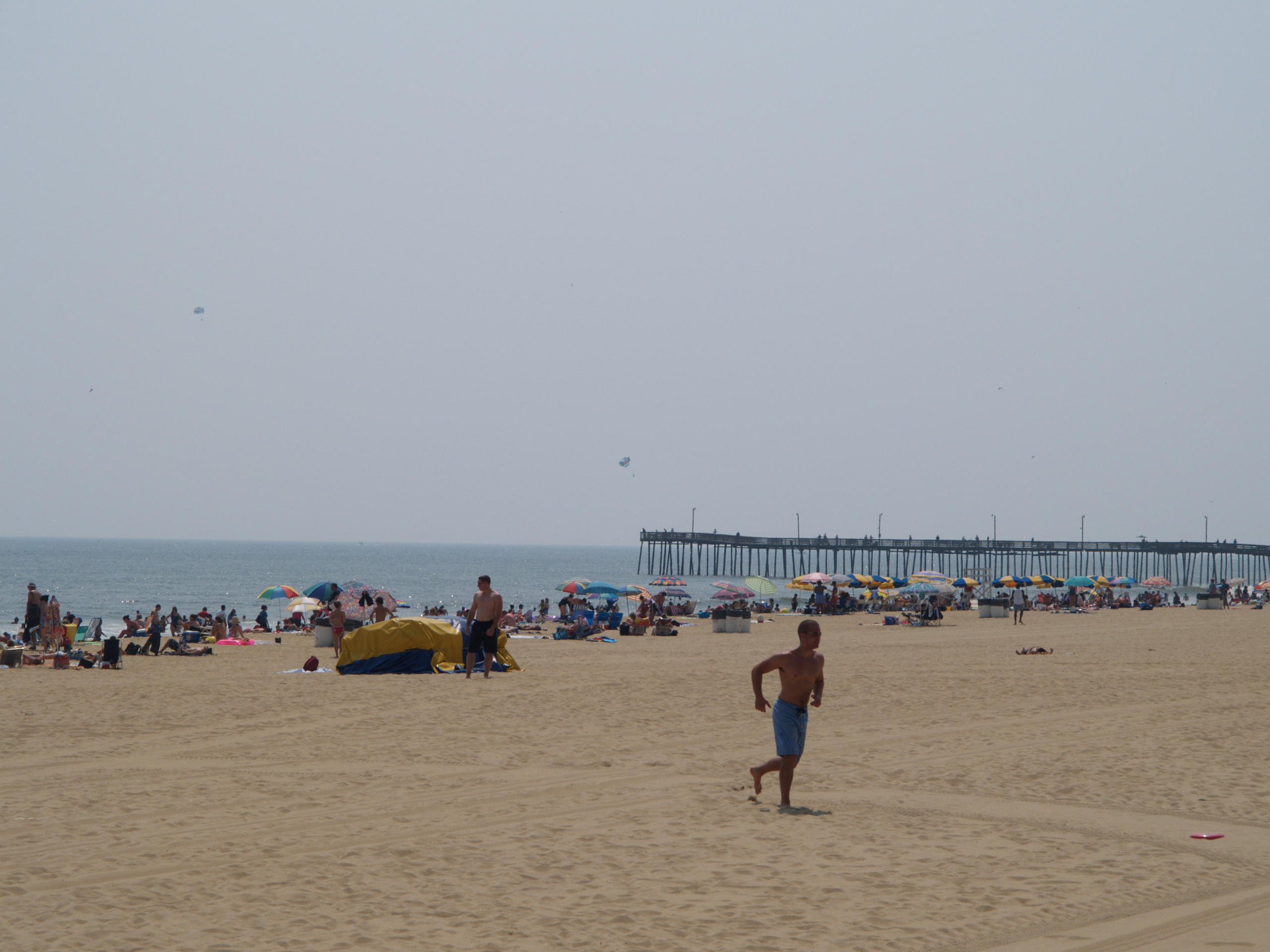 A Hot Hazy  Day at the beach