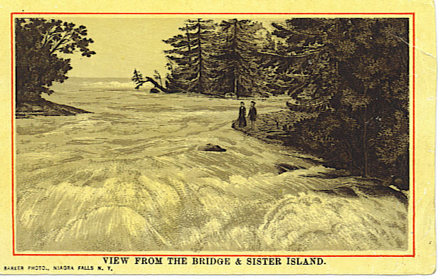 View from the bridge and sister island