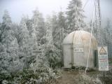Frozen hikers hut