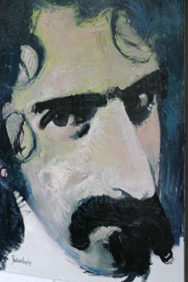 Zappa portrait in Amsterdam Art Hotel