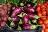 Eggplant, Potatoes and Tomatoes