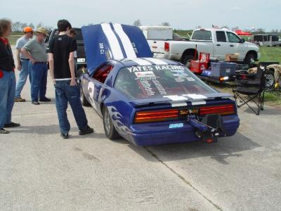 THE SAME CAR HAS BEEN DRIVEN BY A HUSBAND AND WIFE TEAM, SHE IS USUALLY FASTER