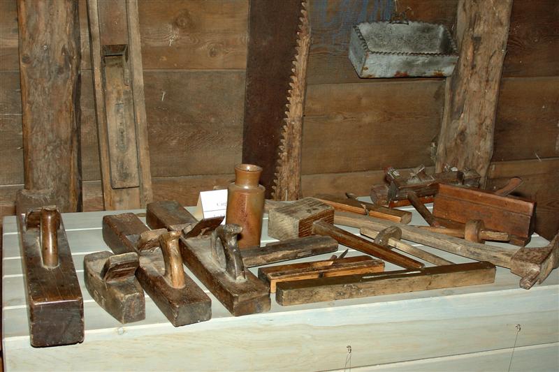Carpenter tools at Bonavista museum