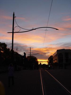 Christchurch Sunset on Oxford Terrace